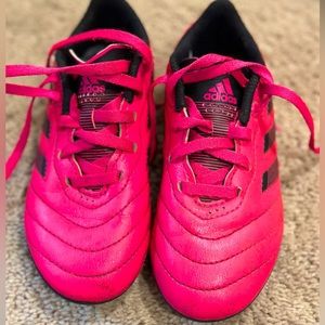 Pink Adidas Soccer Cleats size 11k